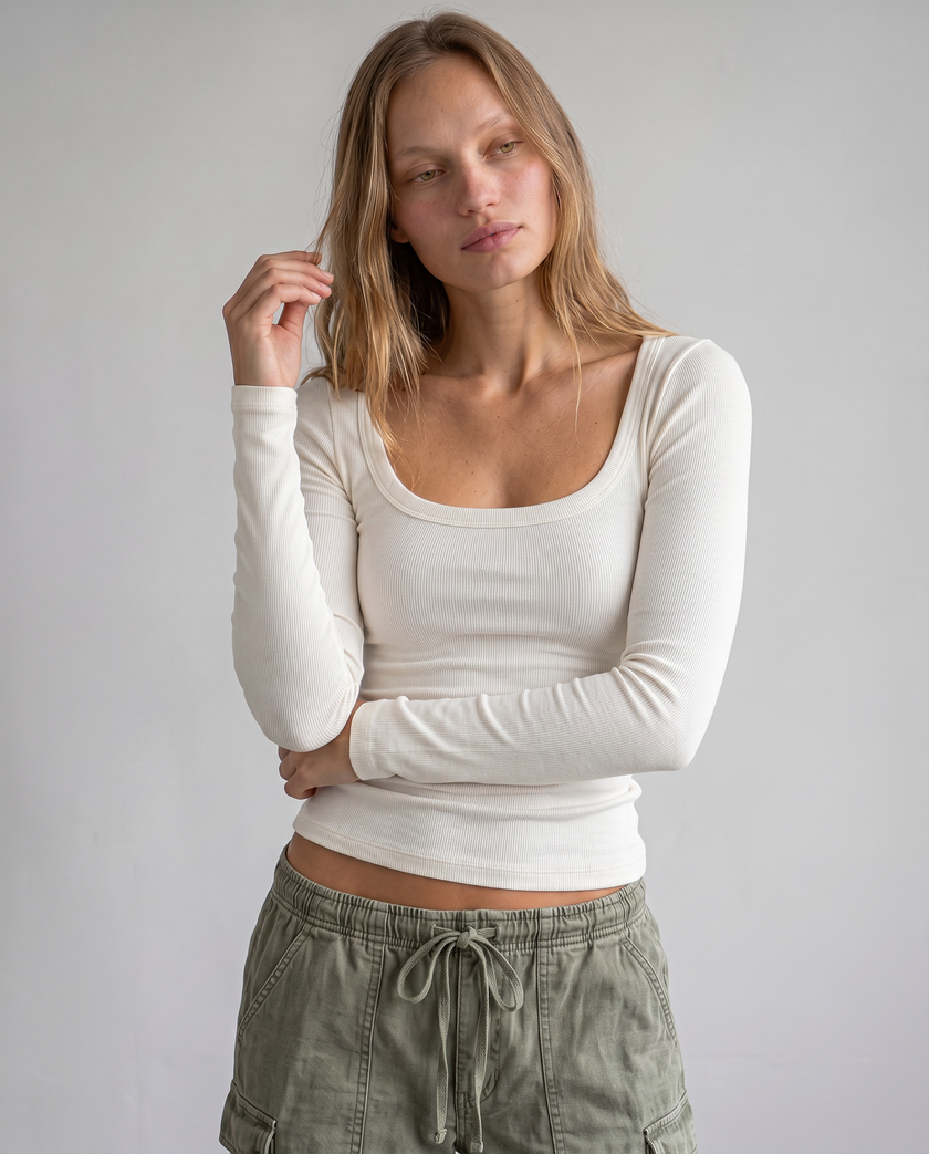 Fabienne Square Neck Top