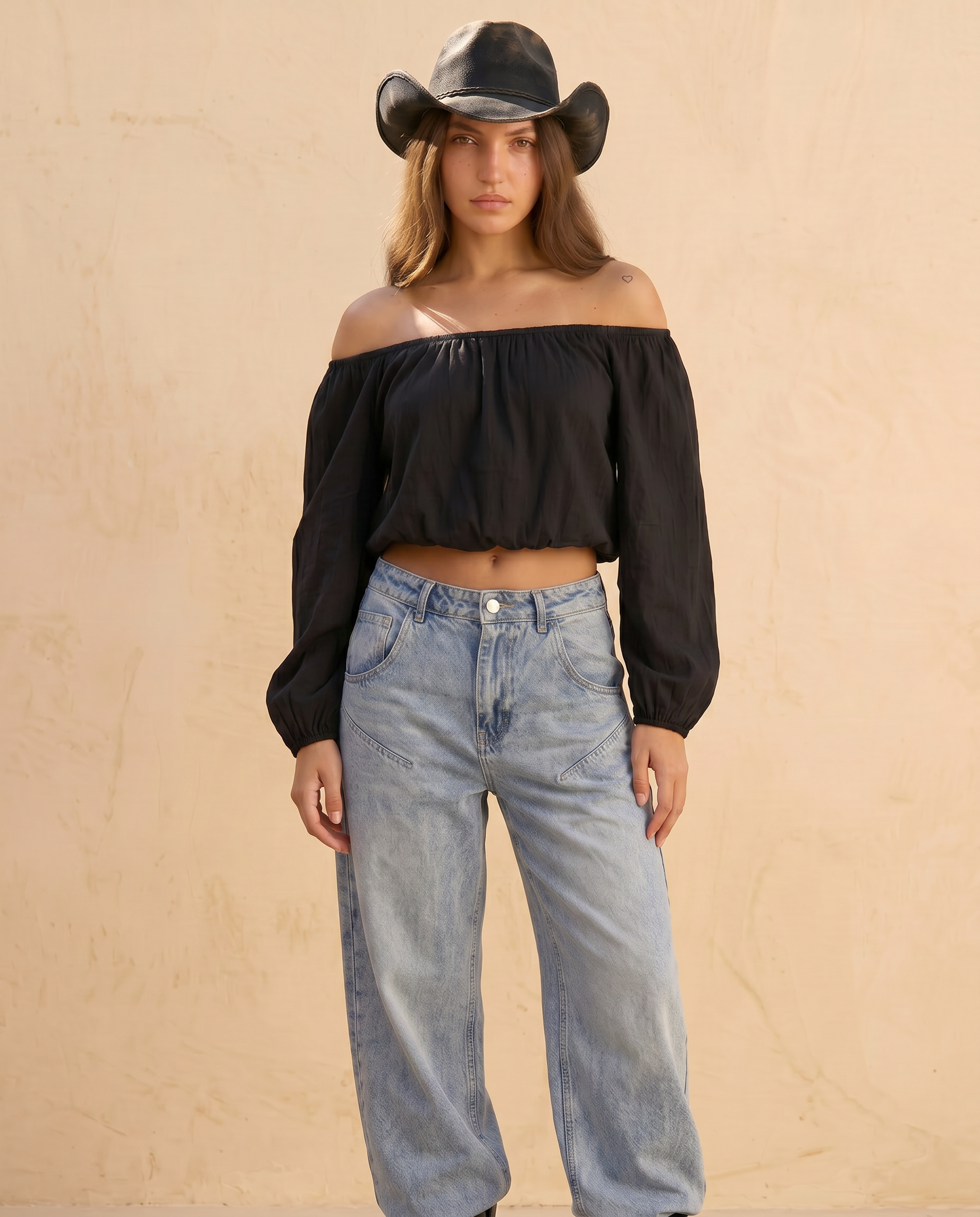 Vivienne Barrel Denim Jeans