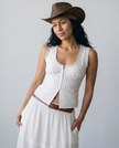 Delphine Eyelet Corset Top