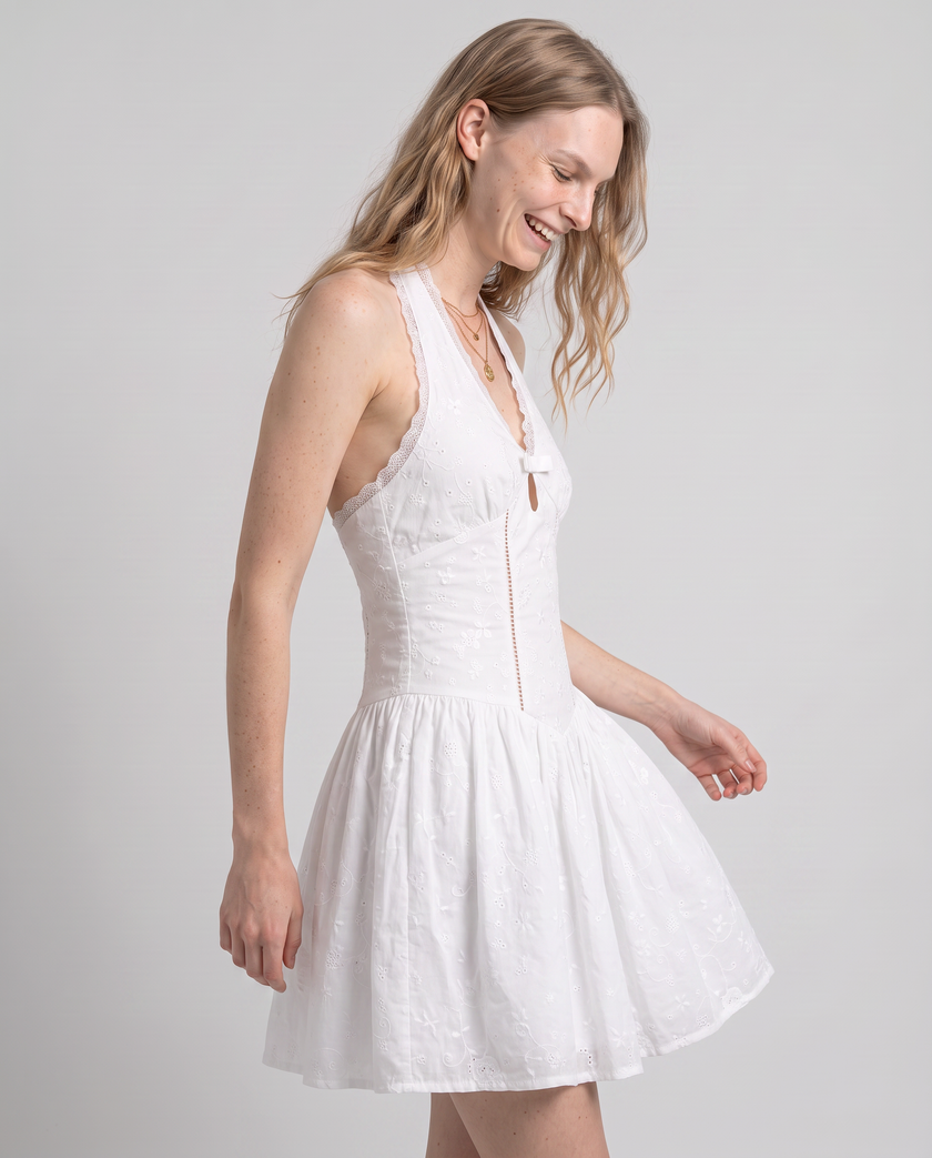 Adalina Halter Mini Dress