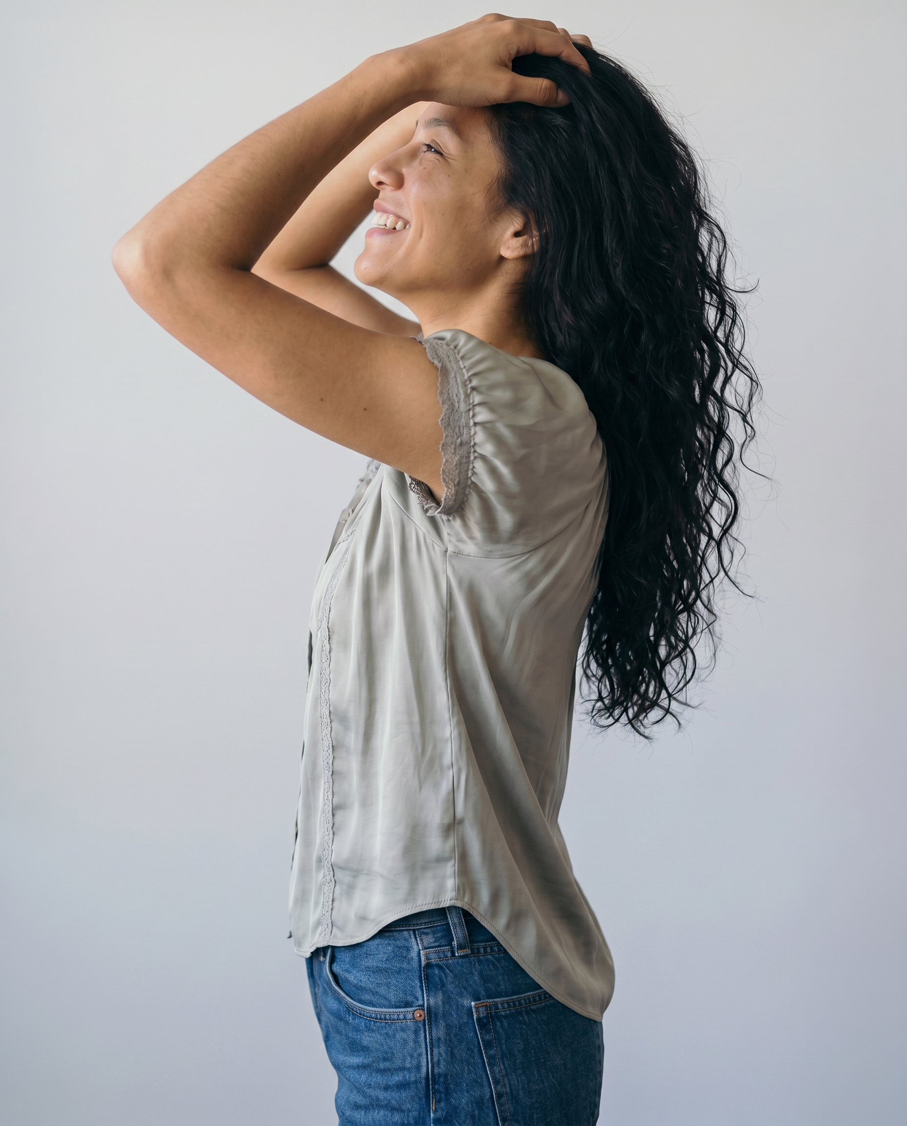 Isolde Lace Trim Blouse