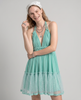 Adelia Halter Babydoll Dress