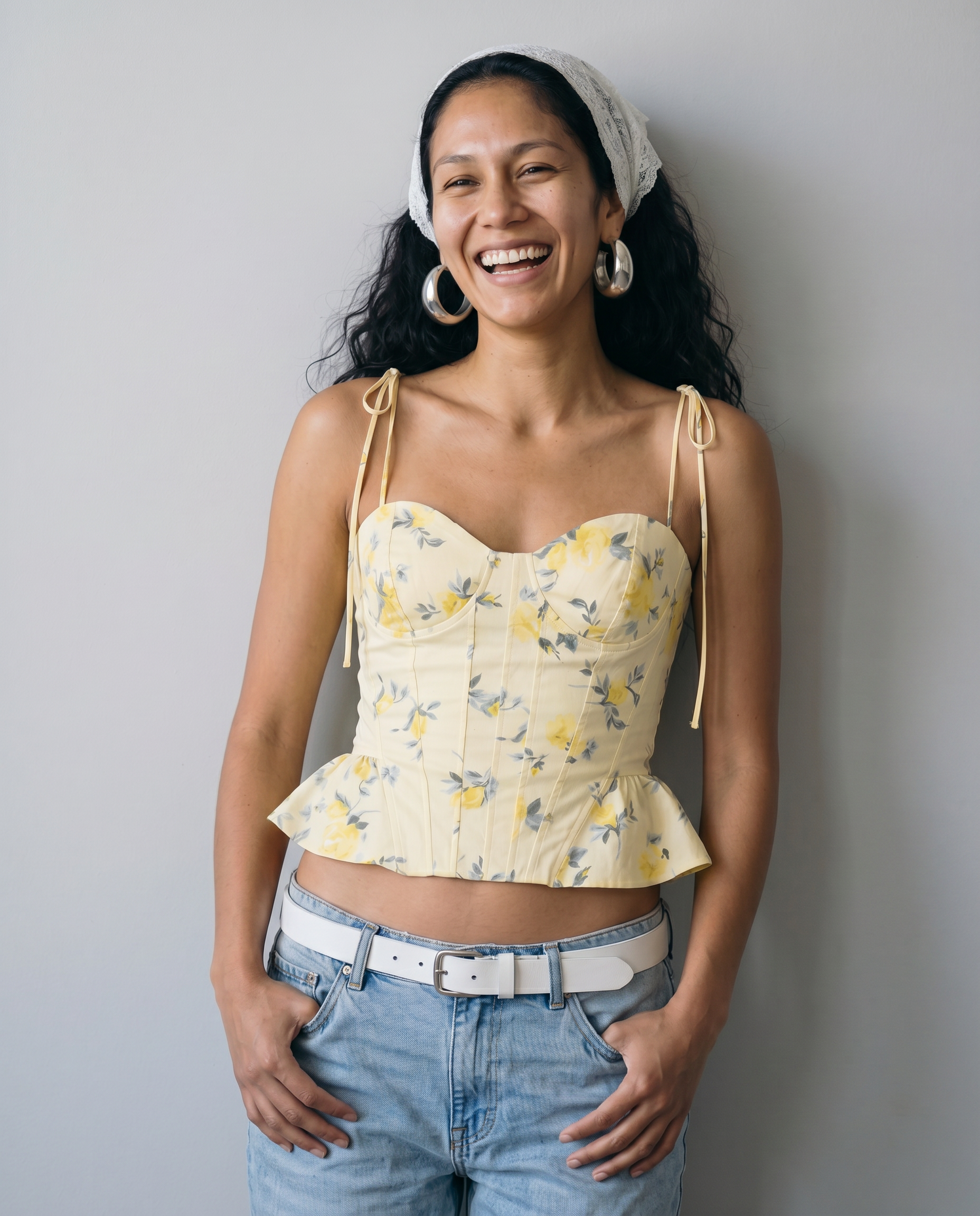 Marielle Floral Bustier Top