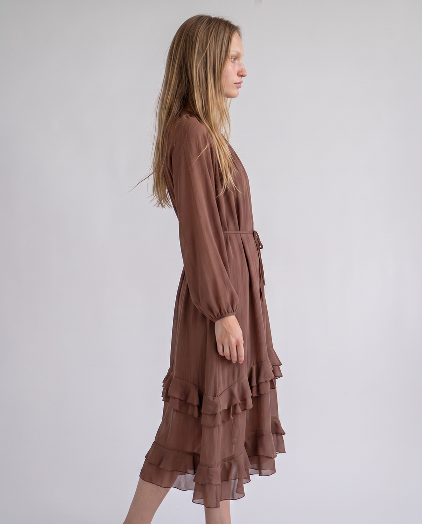 Josephine Ruffled Tiered Maxi Dress