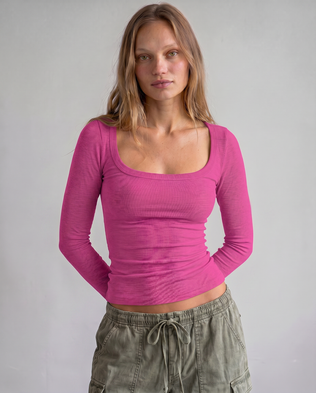 Fabienne Square Neck Top
