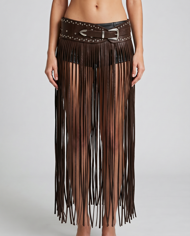 The Ibiza Fringe Skirt Belt