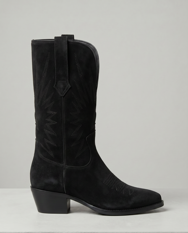 The Tonal Stitch Suede Boot