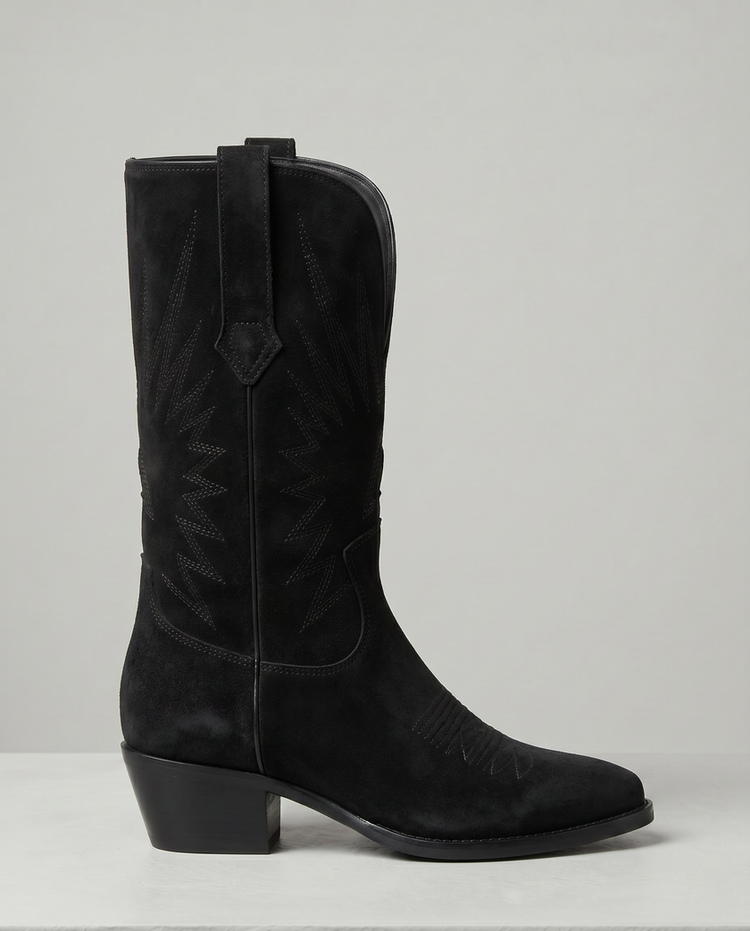 The Tonal Stitch Suede Boot