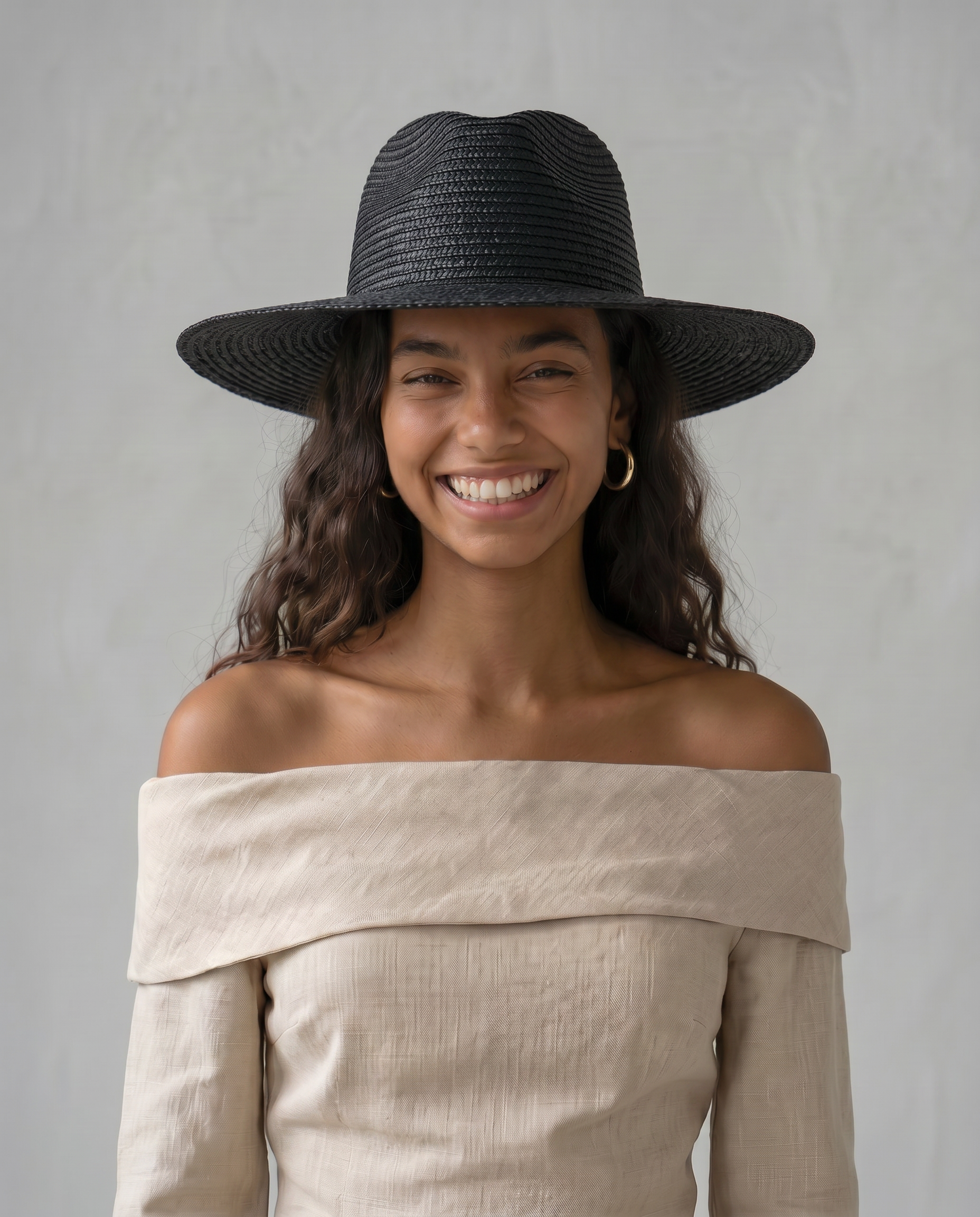 The Wide Brim Straw Fedora