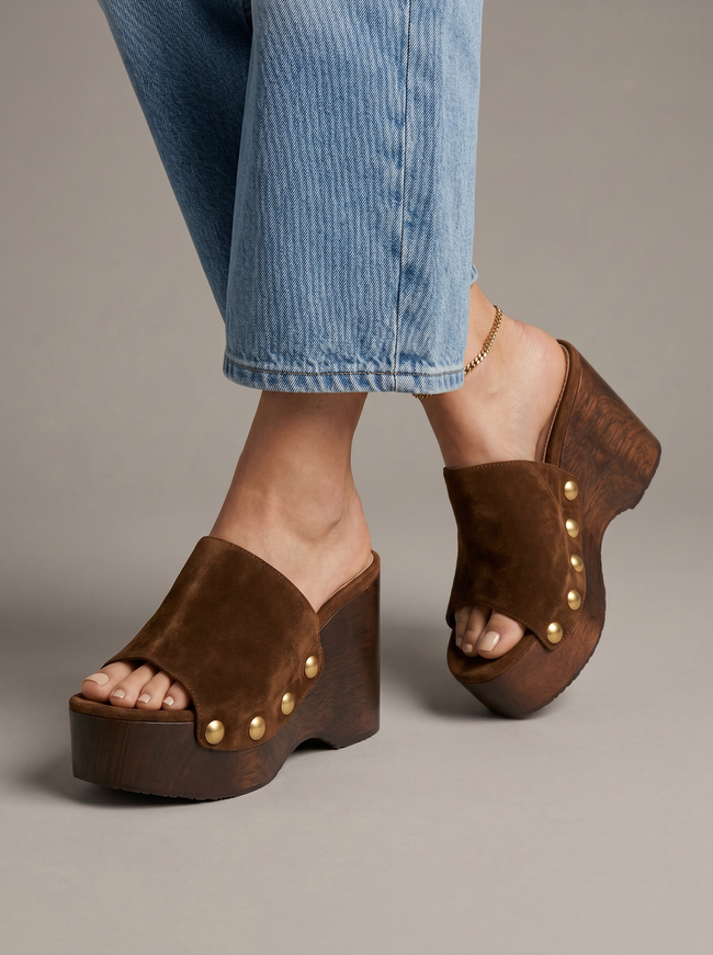 The Clog Wedge Mule