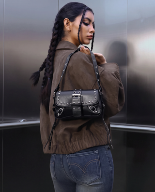 Nyria Studded Shoulder Bag