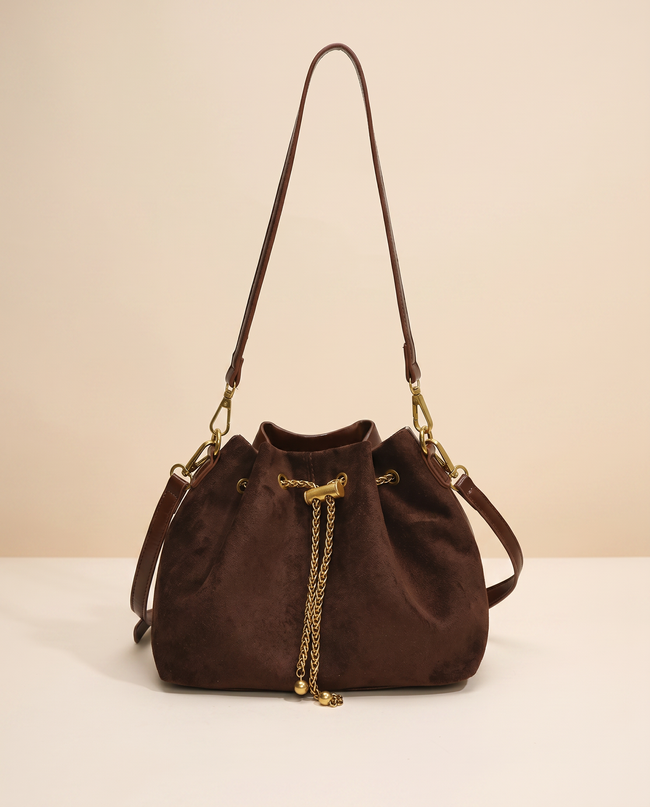 The Sedona Drawstring Bucket Bag