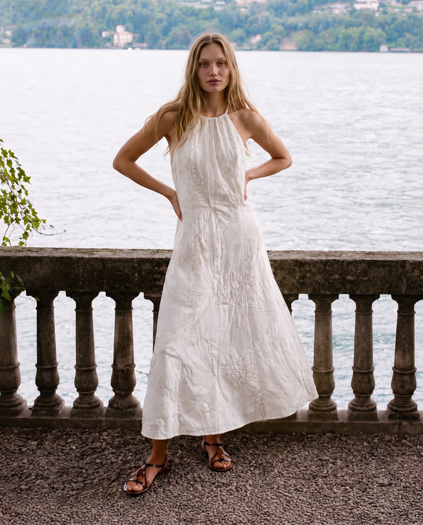 Elysian Embroidered Maxi Dress
