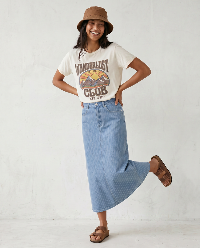 The Belmonte Denim Skirt