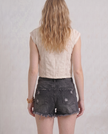 Raine Distressed Denim Shorts