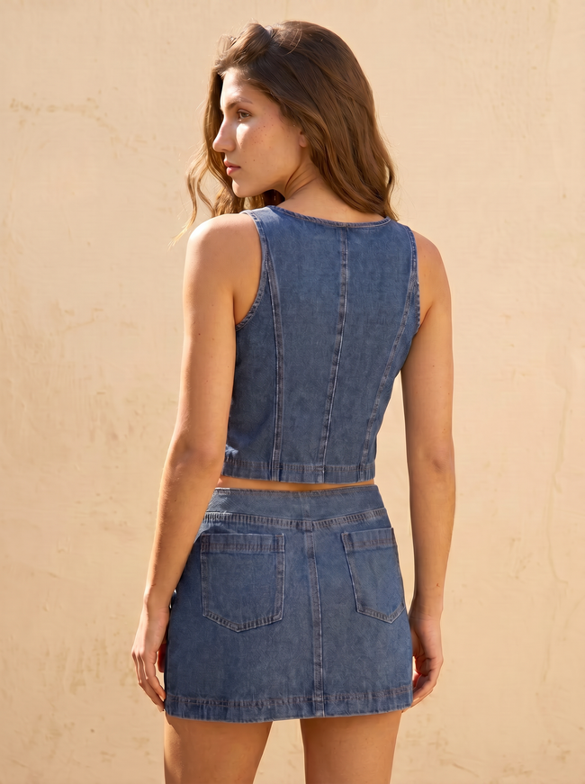 The Double Trouble Denim Set
