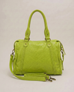 The Woven Quarter Satchel