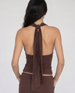 Solange Draped Halter Top