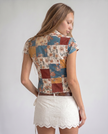 Marisol Floral Zip-Front Top
