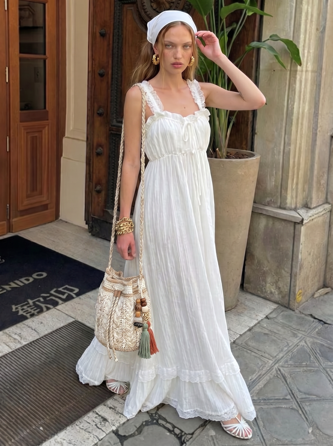 Theodora Tiered Maxi Dress