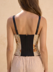 Adalyn Floral Sweetheart Corset Top
