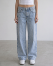 Sawyer Light Wash Wide-Leg Jeans