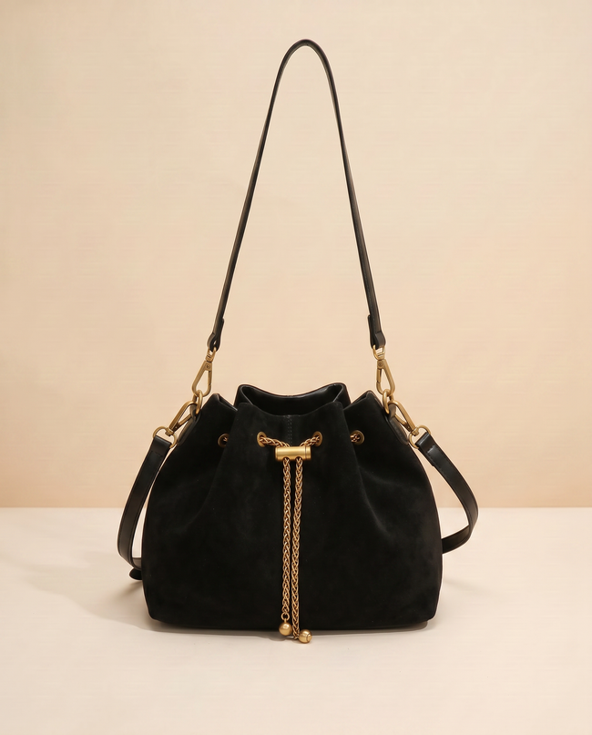 The Sedona Drawstring Bucket Bag
