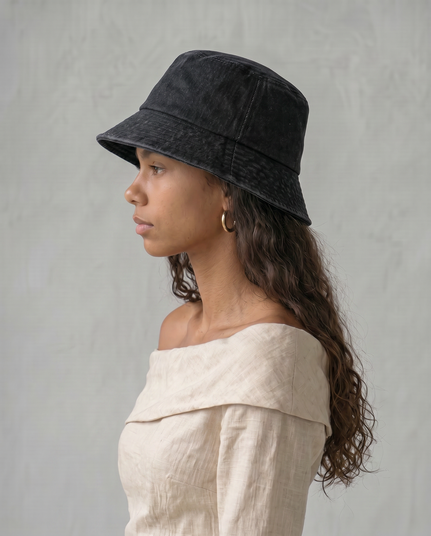 The Clean Denim Bucket Hat