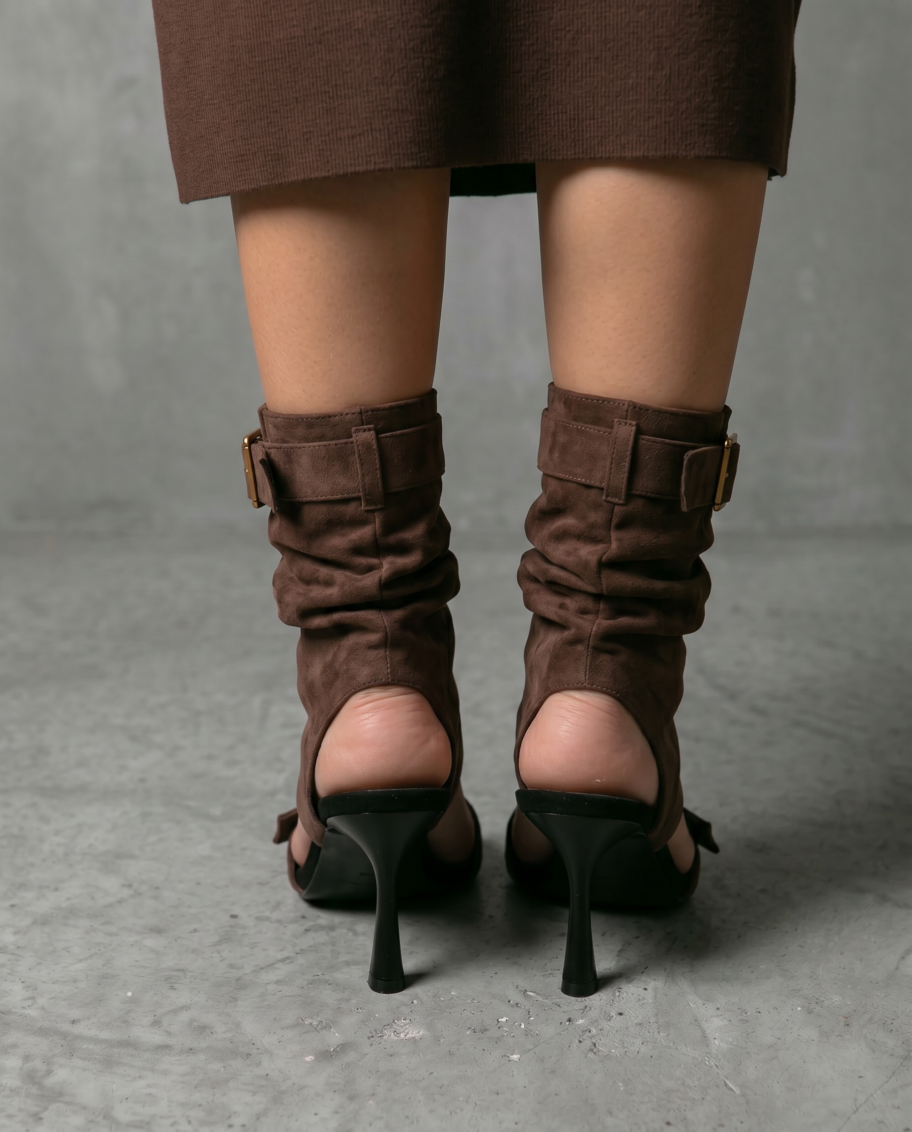 The Roma Ruched Sandal