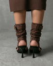The Roma Ruched Sandal