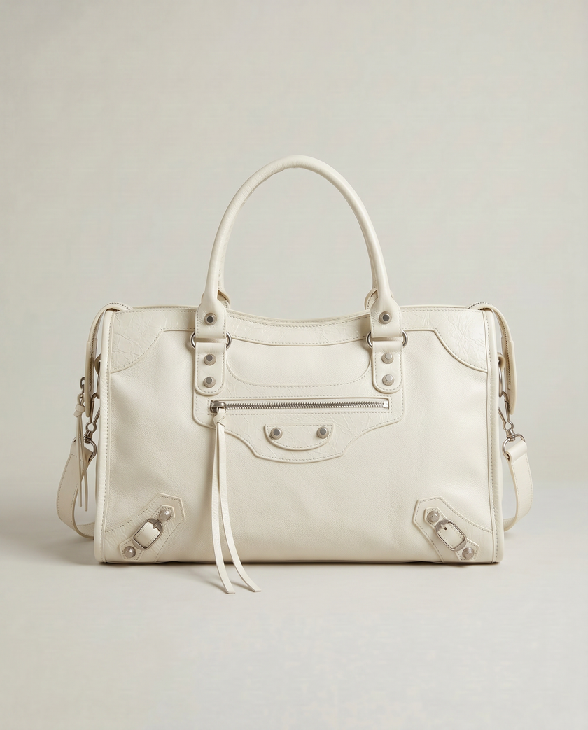 The Stud & Zip Street Satchel