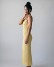 Delphine Crochet Knit Maxi Dress