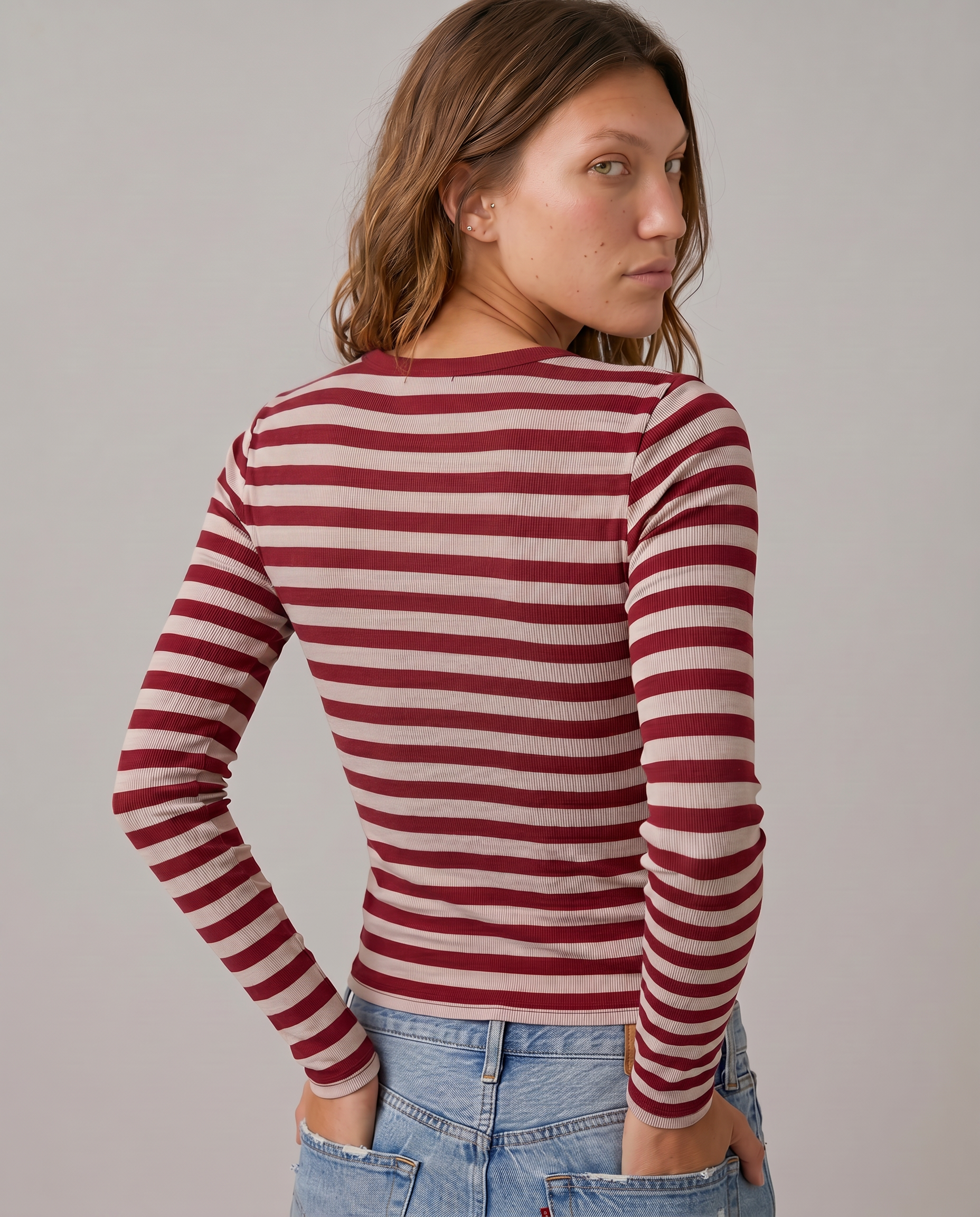 Colette Ribbed Scoop Top