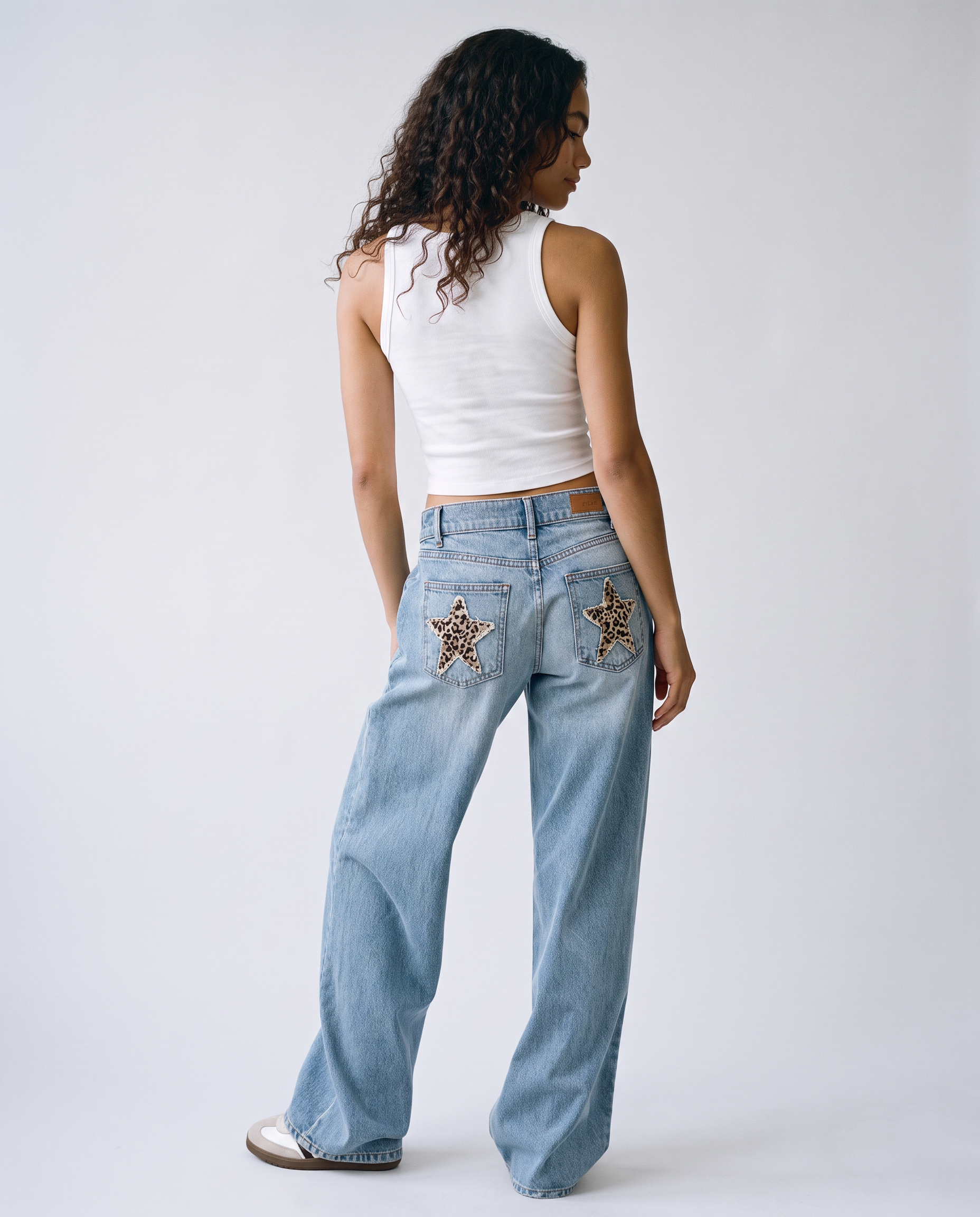 Estelle Star-Patch Denim Jeans
