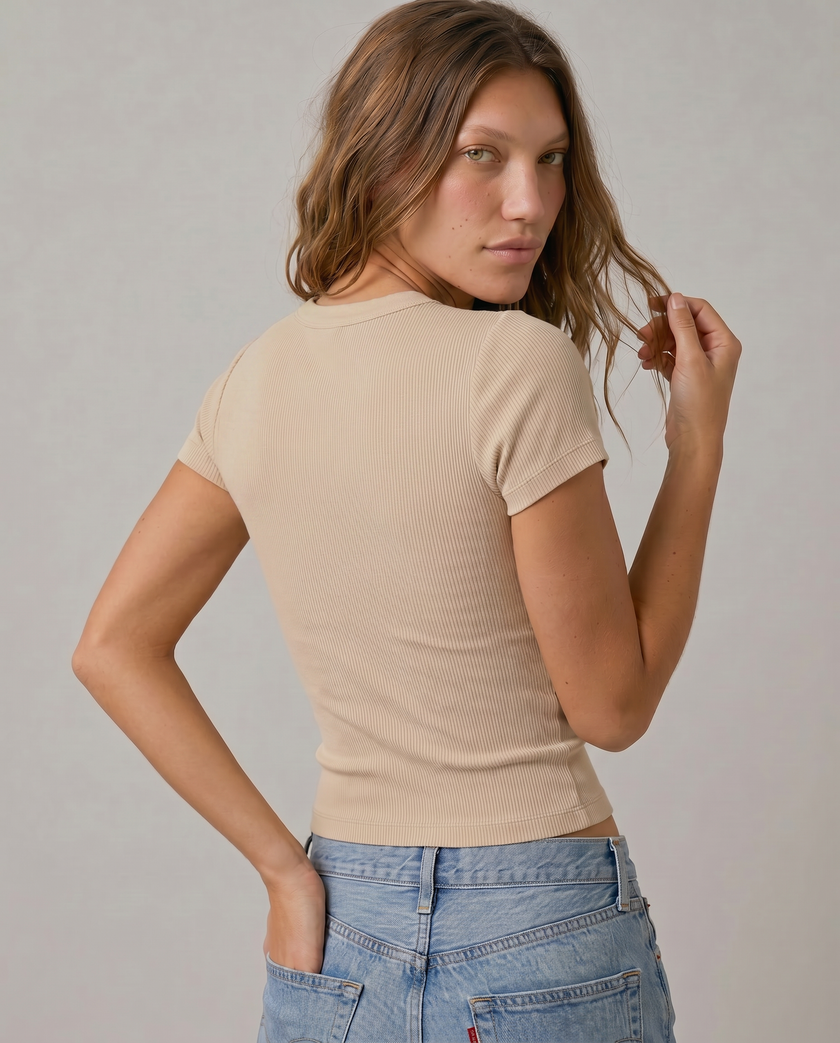 Adalyn Scoop Neck Tee