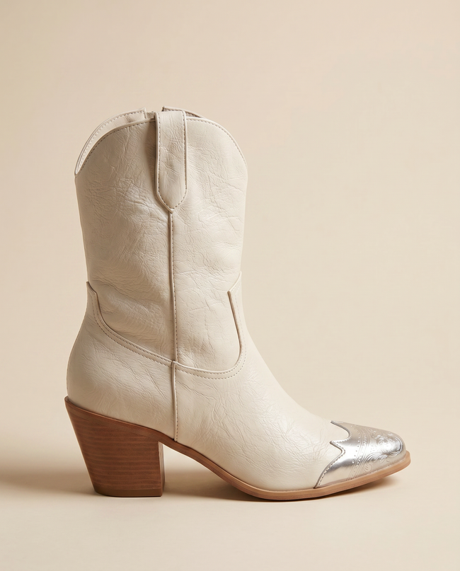 The Stella Chrome Ankle Boot