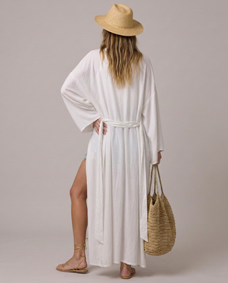 Amara Belted Maxi Kimono
