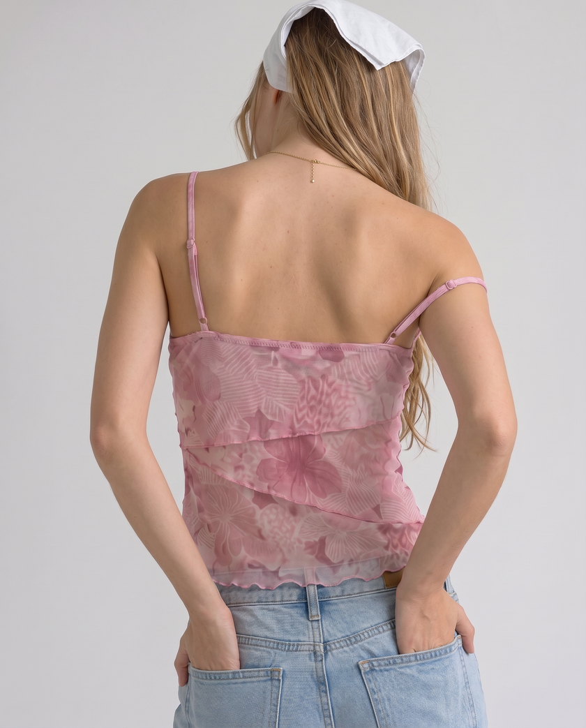 Willa Mesh Wrap Cami
