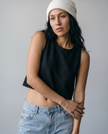 Lucille Button-Back Linen Top