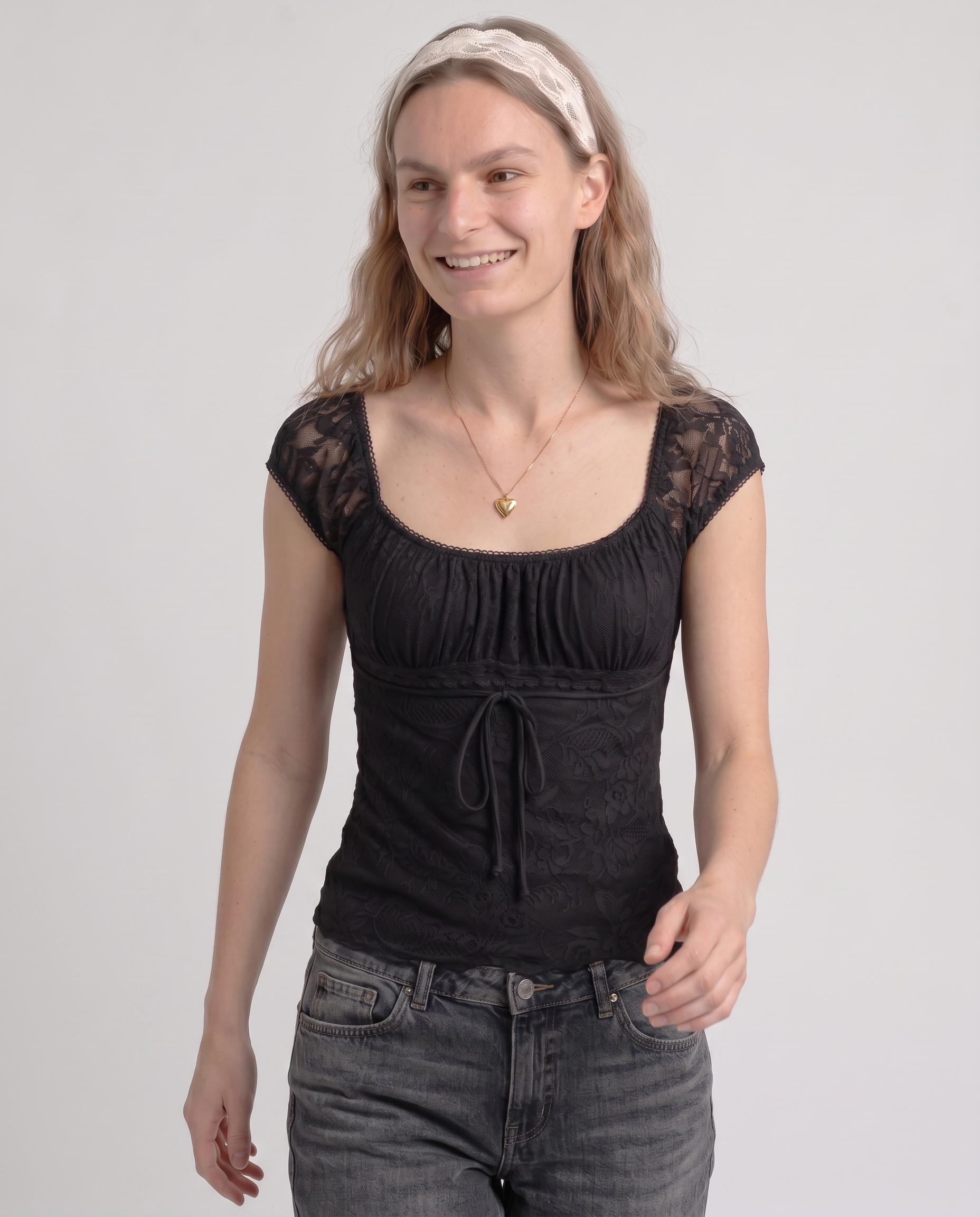 Bonnie Lace Empire Top