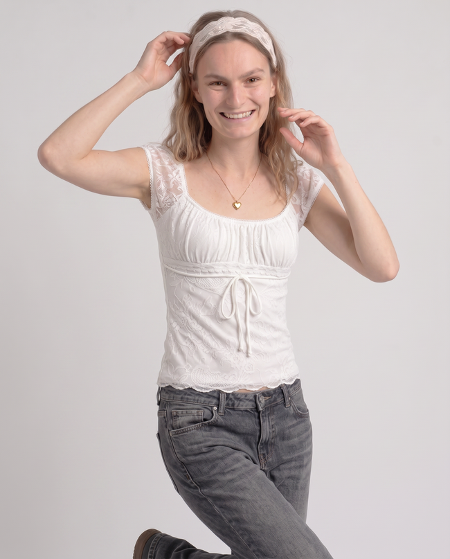 Bonnie Lace Empire Top