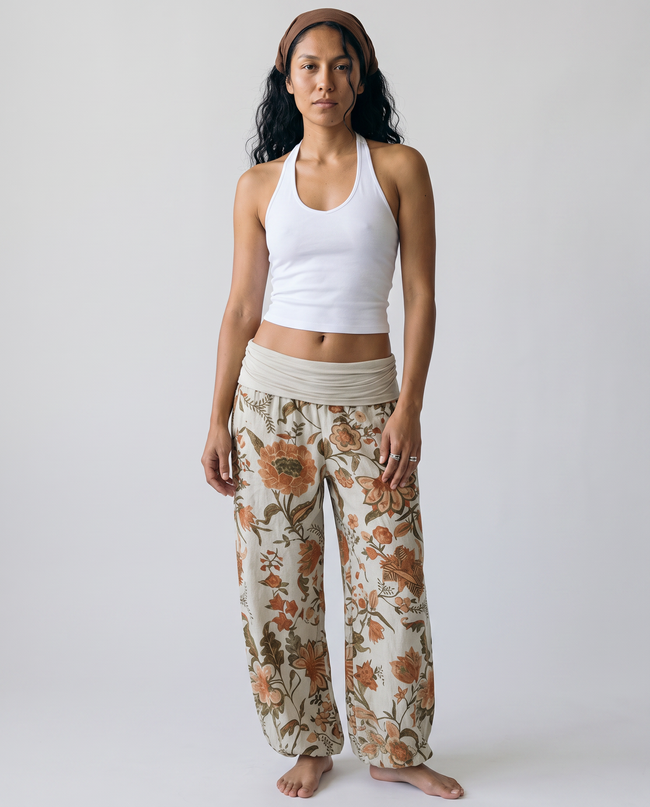 Marguerite Floral Harem Pants