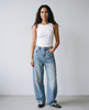 Sutton Washed Barrel Leg Jeans