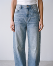 Sutton Washed Barrel Leg Jeans
