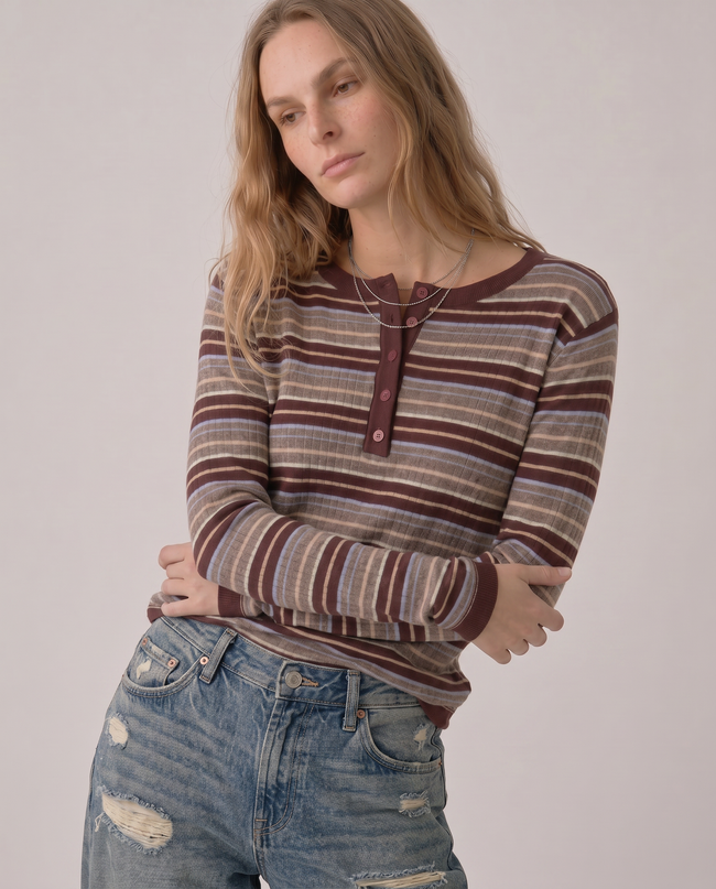 Anouk Striped Henley