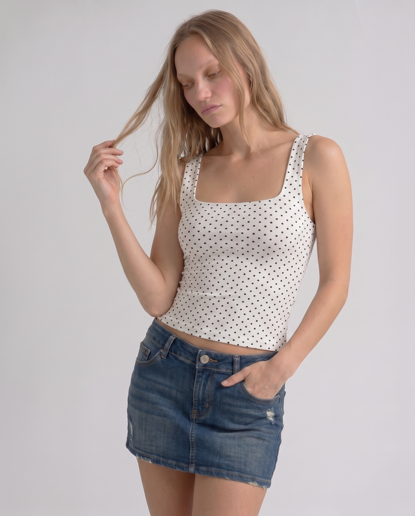 Emmylou Polka Dot Tank