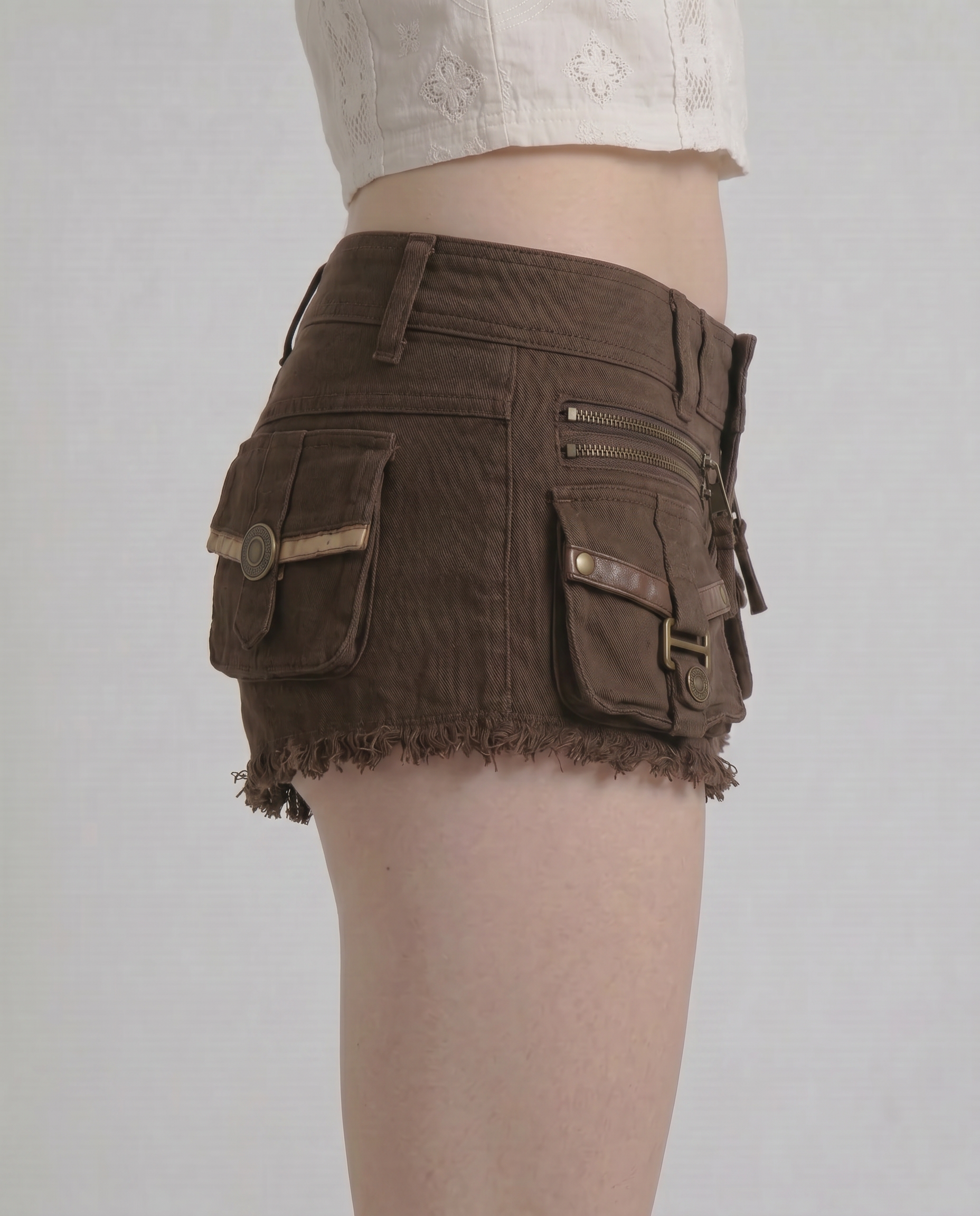 Roxie Cargo Micro Shorts