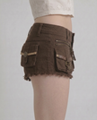 Roxie Cargo Micro Shorts
