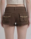 Roxie Cargo Micro Shorts