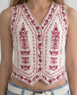 The Andalusia Embroidered Vest